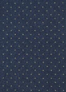 Breno Metrážový koberec AKZENTO NEW 78, šíře role 400 cm, Modrá, Vícebarevné