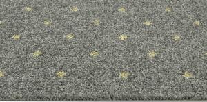 Breno Metrážový koberec AKZENTO NEW 92, šíře role 400 cm, Šedá, Vícebarevné