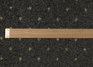 Breno Metrážový koberec AKZENTO NEW 98, šíře role 400 cm, Hnědá, Vícebarevné