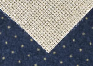Breno Metrážový koberec AKZENTO NEW 78, šíře role 400 cm, Modrá, Vícebarevné