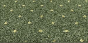 Breno Metrážový koberec AKZENTO NEW 25, šíře role 400 cm, Zelená, Vícebarevné