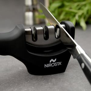 Černý 3-fázový ostřič na nože Nirosta Sharpen