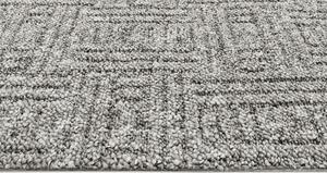 Breno Metrážový koberec SPARTA 5621, šíře role 500 cm, Šedá, Vícebarevné