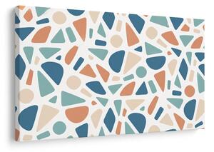 Obraz pastelové terrazzo v modré