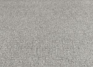 Breno Metrážový koberec SPARTA 5621, šíře role 400 cm, Šedá, Vícebarevné