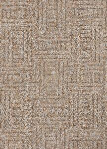 Breno Metrážový koberec SPARTA 5653, šíře role 400 cm, Hnědá, Vícebarevné