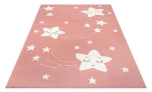 Dětský růžový koberec Hanse Home Adventures Stardust, 120 x 170 cm