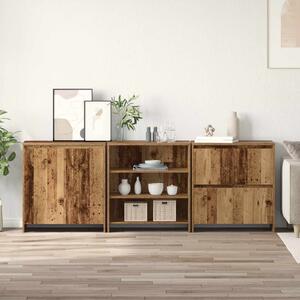 Servírovací skříň 3 ks Staré dřevo 70 x 41 x 75 cm 3393156