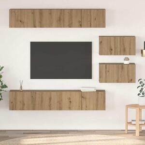 Sestava TV skříněk 6 ks Artisanový dub Kompozitní dřevo 3393161