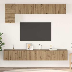 Sestava TV skříněk 5 ks Artisanový dub Kompozitní dřevo 3393197