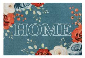 Modrá rohožka Hanse Home Flower Home, 40 x 60 cm