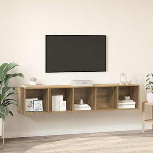 Sada televizních skříní 2 ks Artisanový dub Kompozitní dřevo 3393173