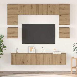 Sestava TV skříněk 8 ks Artisanový dub Kompozitní dřevo 3393335
