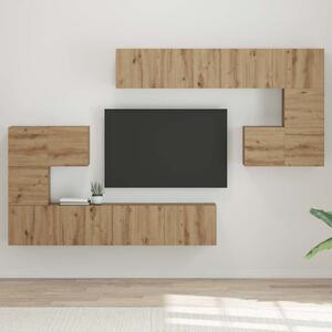 TV jednotky 4 ks Artisanový dub Kompozitní dřevo 3393494