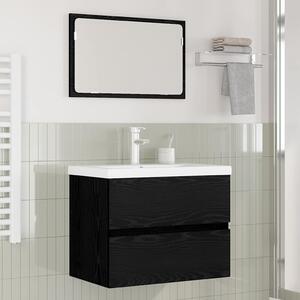 Sada koupelnového nábytku 3 ks Černý dub 61 x 39 x 45 cm 3393502
