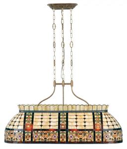 Závěsné světlo Tiffany – 115x34x141 cm