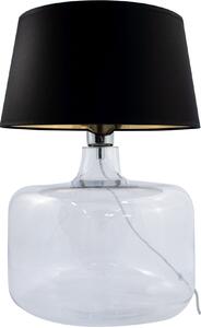 Zuma Line Batumi Transparent stolní lampa 1x60 W černá 5529BKGO