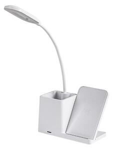 RABALUX 74233 Cerie stolní svítidlo LED 4W/200lm 3000+4000+6500K bílá, bezdrátové nabíjení