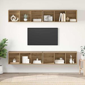 Sestava TV skříněk 4 ks Artisanový dub Kompozitní dřevo 3393536