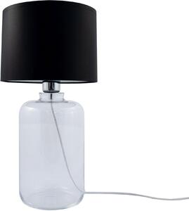 Zuma Line Samasun Transparent stolní lampa 1x60 W bílá 5501BK