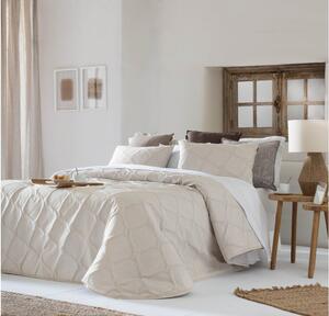 Textil Antilo Přehoz na postel Idalia Beige, béžový, sada se 2 povlaky na polštáře 70x50 cm Rozměr: 250x270 cm