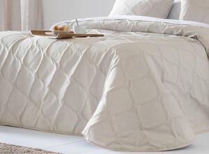 Textil Antilo Přehoz na postel Idalia Beige, béžový, sada se 2 povlaky na polštáře 70x50 cm Rozměr: 250x270 cm