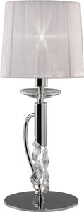 Mantra Tiffany stolní lampa 2x W bílá-chrom 3868