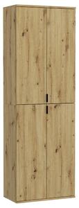 ŠATNÍ SKŘÍŇ S OTOČNÝMI DVEŘMI, dub artisan, 61/193/34 cm MID.YOU - Šatní skříně, Online Only