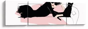 Obraz - Fashion lady (170x50 cm)