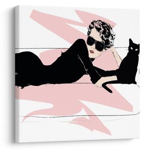 Obraz - Fashion lady (30x30 cm)