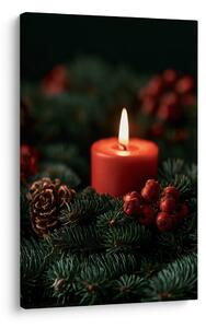 Obraz adventní světlo mezi šiškami