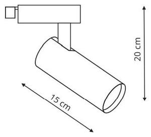Light Prestige Ice světlo na kolejnice 1x50 W bílá LP-732/1R3WWH