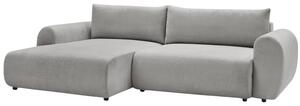 -25 % Dny MOMENTI– Bobochic Paris Světle šedá rozkládací pohovka Lucien 314 cm, levá