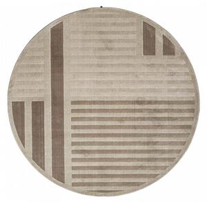 Connubia Kulatý koberec Hachiko, béžový, Ø240 cm, CB7254-C
