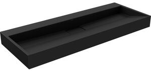 Mexen Ava umyvadlo na desku z konglomerátu B/O 120 x 46 cm, černá - 23011270