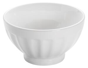 Bílá porcelánová miska Maxwell & Williams Basic Ribbed, ø 15,5 cm