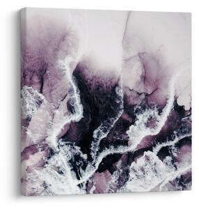 Obraz - Fialový mramor N⁰2 (30x30 cm)