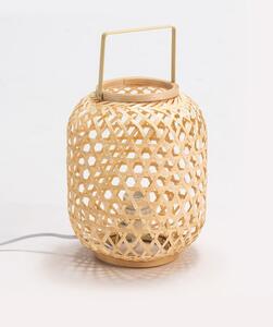 Bambusová stolní lampa Tierra Bella Clio, výška 25 cm