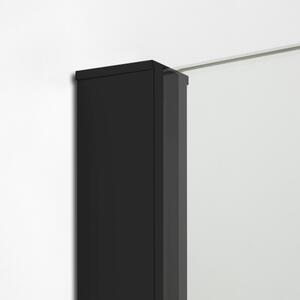 New Trendy New Modus Black sprchová zástěna walk-in 140 cm černá polomatný/průhledné sklo EXK-0063