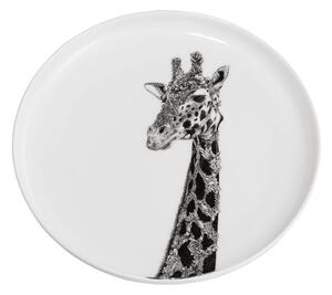 Bílý porcelánový talíř Maxwell & Williams Marini Ferlazzo Giraffe, ø 20 cm