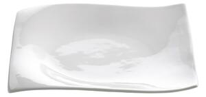 Bílý porcelánový dezertní talíř Maxwell & Williams Motion, 20 x 20 cm