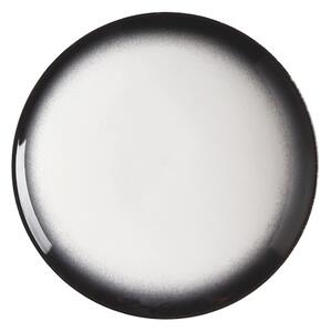 Bílo-černý keramický dezertní talíř Maxwell & Williams Caviar, ø 15 cm