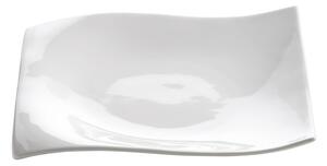 Bílý porcelánový dezertní talíř Maxwell & Williams Motion, 18 x 18 cm