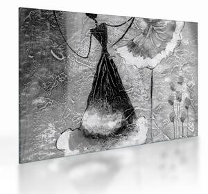 Skleněný obraz - Africká malba (70x50 cm)