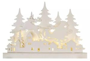 Vánoční LED vesnička Emos DCWW30, teplá bílá, 31 cm