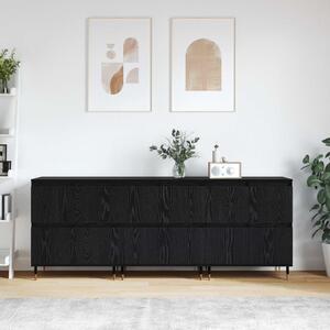 Úložná skříňka 3 ks Černý dub 60 x 35 x 70 cm 3394511