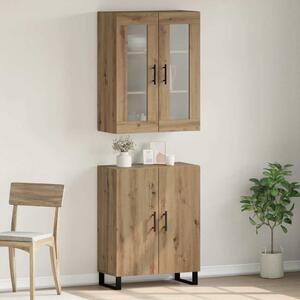 Vysoký bufet 2 ks dub artisan 69,5 x 34 x 180 cm 3394522