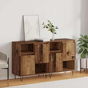 Servírovací skříň 2 ks Staré dřevo 60 x 35 x 70 cm 3394548