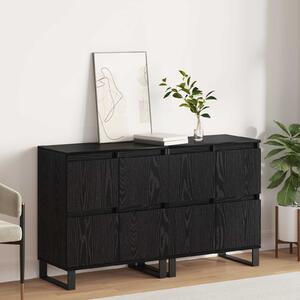 Servírovací skříň 2 ks Černý dub 60 x 35 x 70 cm 3394547
