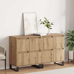 Servírovací skříň 2 ks Artisanový dub 60 x 35 x 70 cm 3394546